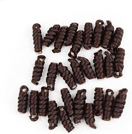 8Packs Deal !!! 20 Strands/Pack Razeal Kenzie Curl Synthetic Crochet Braids Crochet Hair Extensions Curly Braid African Hair (#4)