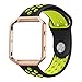 Fitbit Blaze Sport Band with Frame, Alritz Soft Silicone Replacement Strap Breathable Wristband for Fitbit Blaze Fitness Watch