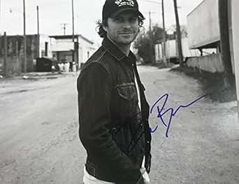 Dierks Bentley Signed 11x14 Photo Black Riser Somewhere On