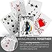 Unique Playing Cards, White Deck of Cards, Cool Pipmen Cards with Free Card Game eBook, Premium Poker Cards, Unique Kids Playing Cards for Children & Adults, Playing Card Decks Games, Standard Size