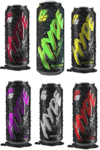 Hyde Power Potion Energy Drinks 6 cans (6 Flavor Sampler)