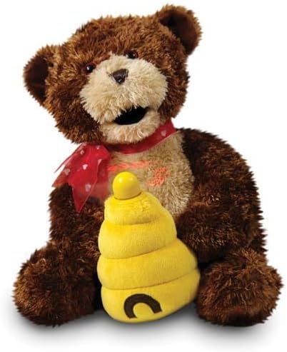 Cuddle Barn Valentine's Day Hunny (Teddie Bear) Plush Gift Toy W/ FREE Gift Box and Card