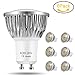 GU10 LED Bulbs, Jpodream 7W Super Bright LED Light bulbs, 70W Halogen Bulbs Equivalent, 600lm, 120V, 140° Beam Angle, Pack of 6 (Warm White 3000K)