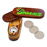 Shmokez Premium Designed Small and Portable Pipe with Storage and Stainless Steel Screen Filters