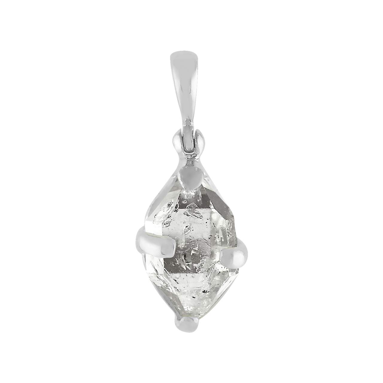 Starborn Herkimer Crystal Sterling Silver Pendant