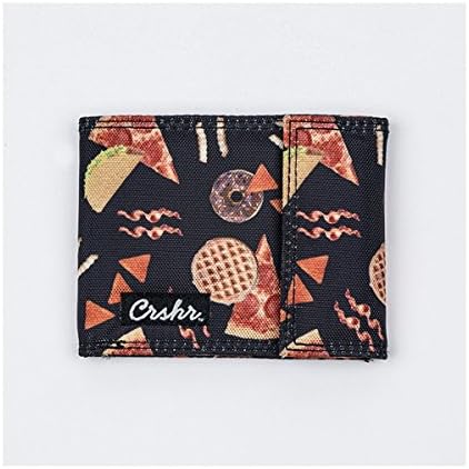 Capsule Eat Taco Burger Munchies Velcro BiFold Wallet (Munchies)