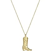 James Michelle Jewelry: Cowgirl Dreams Necklace for Women – 3-Year Color Guarantee – Waterproof, Non-Tarnish, Hypoallergenic, Gold PVD Coated – Great for Beach, Weddings, Gifts