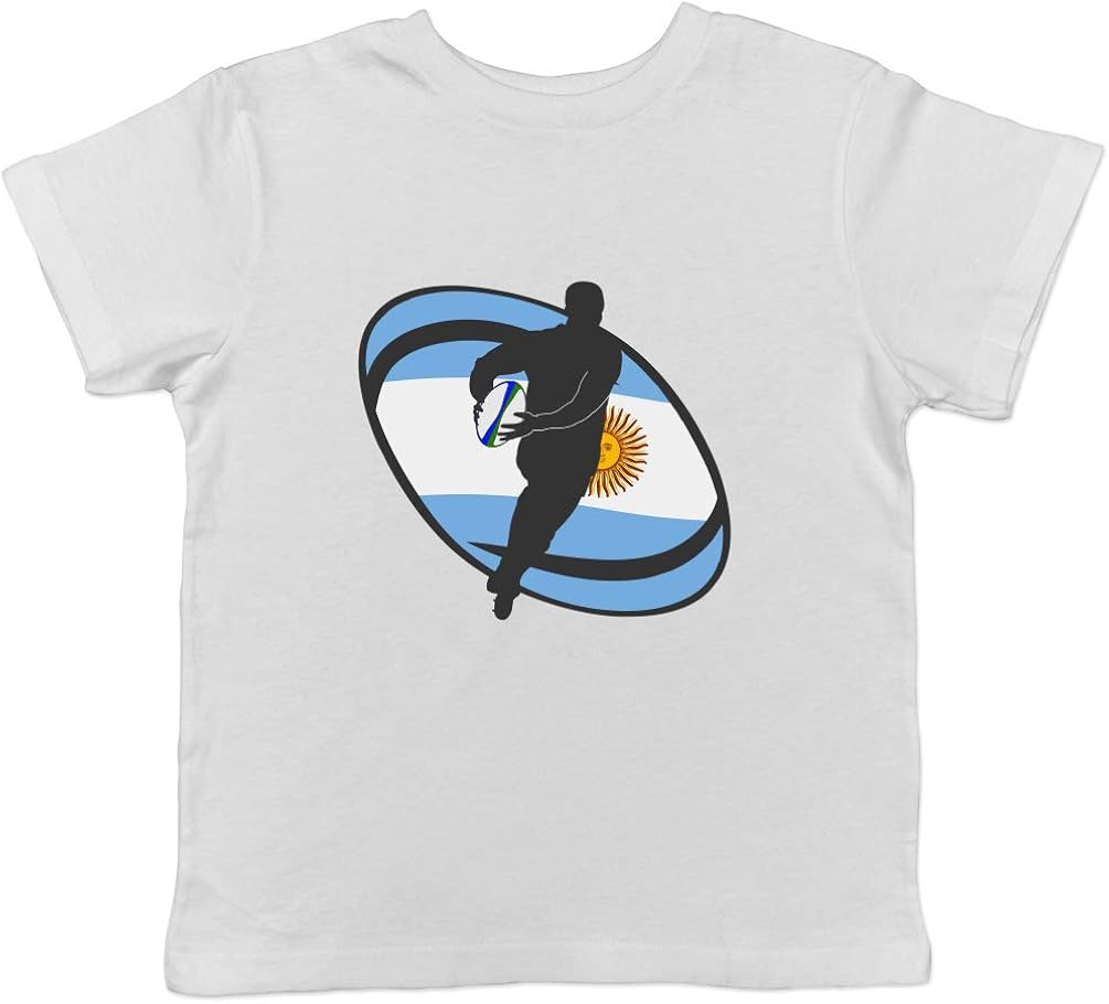 Shopagift Argentina Rugby Kids Childrens TShirt Amazon.co.uk Clothing