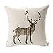 SMTSMT Deer Sofa Bed Home Decor Pillow Case Cushion Cover (18
