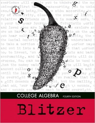 College Algebra Blitzer Robert F 9780132191418 Books