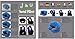 J & U Travel Pillow- For Airplane, Bus, Train & Car- Neck Support Cervical Pillow For Traveling, Sleeping & Office - Best Solution For Relief From Neck Pain Soft & Comfy-Blue