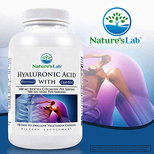 Hyaluronic Acid with Biocell Collagen and MSM 60 Capsules (20 Day