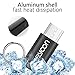 aceyoon Micro USB to USB C Adapter 3 Pack Mini USB Type C Female to Micro USB Male Sync & Charge Connector With Keychain 2.4A for MacBook Chromebook Pixel, OnePlus 2