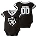 NFL Oakland Raiders Unisex-Baby Dazzle Bodysuit, Black, 0-3 Months