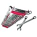 Ernst Manufacturing - 16 Slot Wrench Tray Organizer For Tool Storage In Toolbox, Wall Or Pegboard (5061) - Designed For Professional Automotive Service Technicians - Black