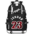 Txiujou Basketball Player 23 Student School Bag, Laptop Backpack, Ultra-Light Travel Bag, For Men And Women (Black4)