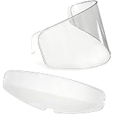 Sedici Strada 2 Strada3 Anti Fog Film Compatible with LS2 FF801 FF397 FT2 VECTOR Helmet Visor, Face Shield Lens Insert Fog Prevention in Cold &amp; Rainy Days for Clear Vision Safe Riding