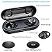 Wireless Earbuds Stereo Sound Wireless Bluetooth Headphones Wireless Mini in-Ear Sports Earphones Noise Cancelling Headsets,Built-in Mic Bluetooth Earbuds with Portable Charging Case (Black)thumb 3