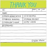 Knock Knock Hand-Lettered Thank You Sticky Notes