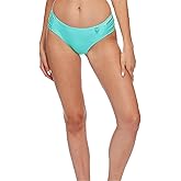 Body Glove Womens Smoothies Nuevo Contempo Solid Full Coverage Bikini Bottom Swimsuit