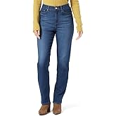 Levi Strauss Signature Women's High-Rise Straight Jeans Stretch Denim (Standard and Plus)