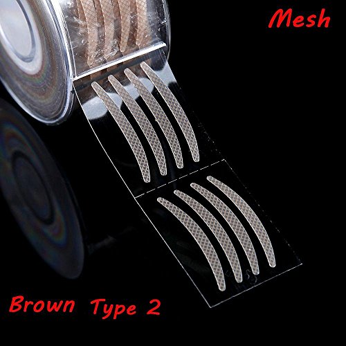 Oceaneshop 300Pairs Fashion Invisible Natural Eye Lift Strips Mesh Tape Double Eyelid Sticker Adhesive - Thumbnail 4