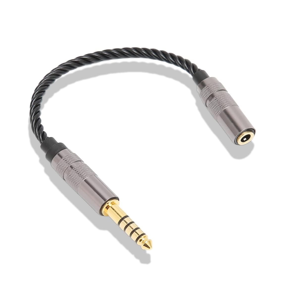 Septpenta Headphone Adapter Cable, Gold Plated Connector, 4.4MM Balanced Male to 3.5MM Stereo Female, OFC Core Anti Interference Suitable for NW ZX507 DMP Z1 NW ZX300a