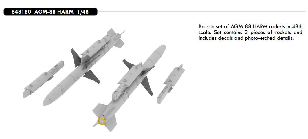 Eduard Brassin 1:48 -AGM-88 HARM