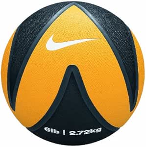 Amazon.com : Nike Strength Training Ball (Del Sol/Black/Light Graphite, 6-Pounds) : Medicine 