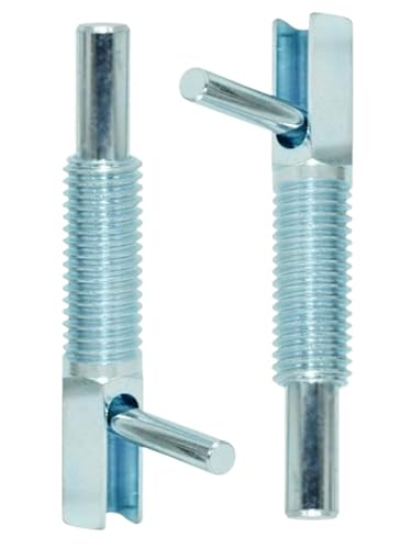 2pcs Retractable Indexing Plunger Pin, M10 Stainless Steel Spring Pin ...