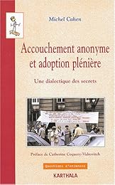 Accouchement anonyme et adoption plénière