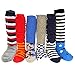 KF Baby Non-Skid Ruffle Calf Socks Value Pack [Set of 6 pairs], 6 - 18 Months