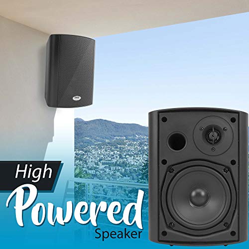 Pyle Wall Mount Home Speaker System Active Passive Mountable