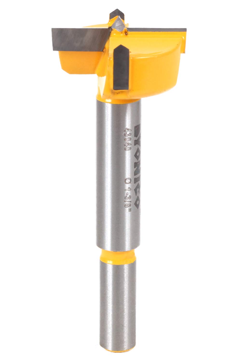 Yonico 43040C 1-3/8-Inch Diameter Carbide Forstner Drill Bit 10mm Shank