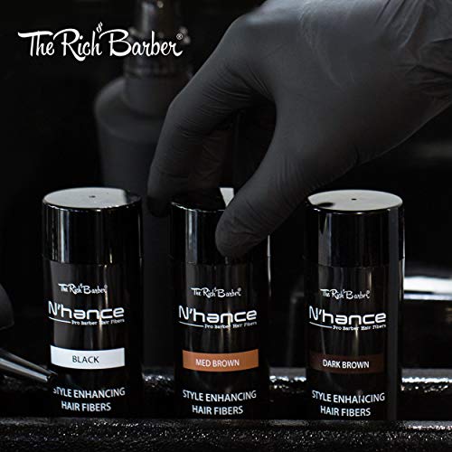 N'hance Pro Barber Hair Fibers (Black) - Thumbnail 5