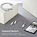 DUKABEL Headphone Splitter, 3.5mm Splitter Cable for Headset [Fine Braided & Gold Plated] Stereo Audio Y Cable AUX Splitter - Compatible for iOS, Android, Smartphones, Tablets & More - (0.85ft/26cm)