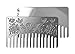 Go-Comb Wallet Comb & Mirror - Fits in your wallet - travel mirror - travel comb (Otomi Mirror)