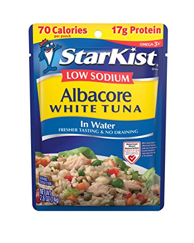 StarKist Low Sodium White Albacore Tuna in Water, 2.6 Ounce