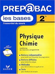Physique, chimie, 2nde