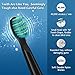 Gloridea 5 Modes Electric Toothbrush Rechargeable Sonic Toothbrush for Kids and Adults, Teeth Whitening USB Toothbrush Up to 30 Days Battery Life, Travel Electric Toothbrush in Black, Soft Bristle