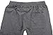 AMY COULEE Mens Cotton Casual Shorts Lounge Sweat Shorts with Pockets (L, Dark Grey)