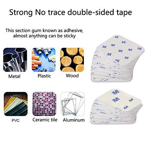 Strong Adhesive Foam Tape Double Sided Sticky Pads Strong Pad Mounting Adhesive Cabinet Locks Child Safety Double Sided Foam Tape Strong Pad Mounting Adhesive - Strong Adhesion Square 40pcs - Thumbnail 3