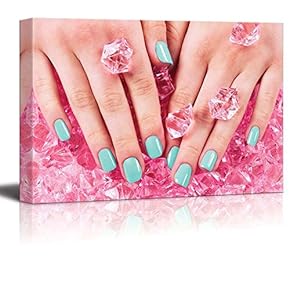Canvas Prints Wall Art - Manicure and Pedicure - 12" x 18"