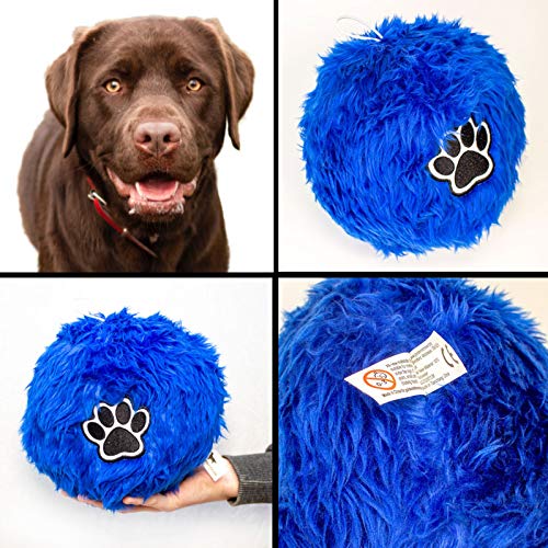 Soft Fluffy Ball For Chocolate Labrador Dog - Large Size Ball