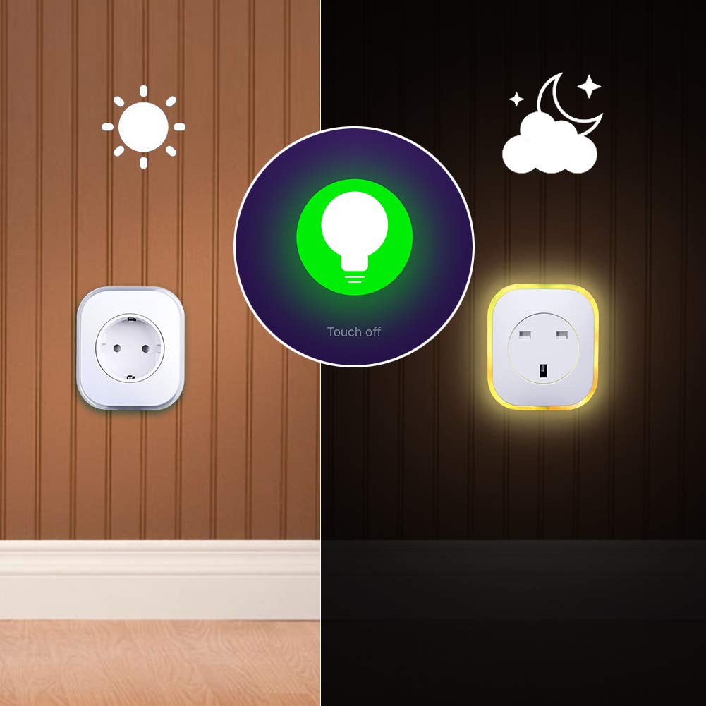 Smart Steckdose, ARINO Smart Ｈome Steckdose WiFi Plug mit USB-Port und Lampe mit Farbwechsel, Fernbedienbar von überall und App-fähig, Kompatibel mit Alexa, Google Home (2er Pack)