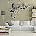 ChezMax DIY Wall Sticker Decal Mural Removable Self Adhesive Paper Art Deco Tiger 18.9