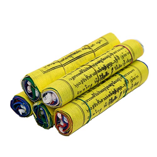Tibetan Prayer Flags Handmade in Nepal Affirmation Wind Horse Flag 5 Rolls