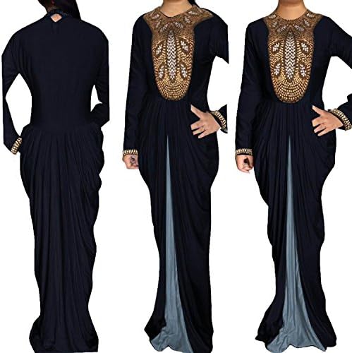 WUBUKaftan Maxi Dress Elegant Evening Gown for Weddings, Cocktail Parties Special Occasions