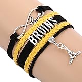 Boston Bruins Bracelet, Boston Bruins Jewelry, Hockey Bracelet, NHL Bracelet & Perfect Hockey Fan Gift