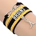 Boston Bruins Bracelet, Boston Bruins Jewelry, Hockey Bracelet, NHL Bracelet & Perfect Hockey Fan Gift